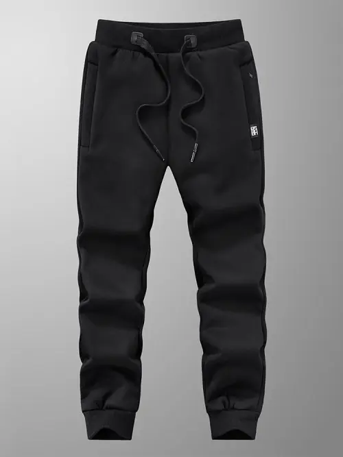 Image de Pantalons de Survêtement Hiver Homme - Épais, Chaud, Grande Taille