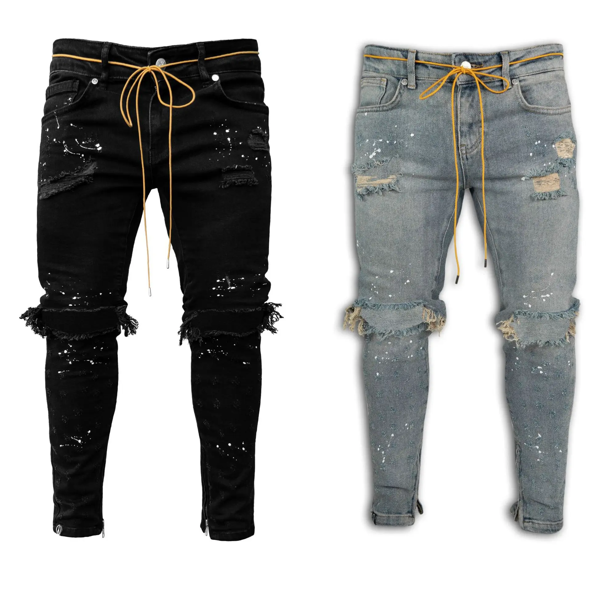 Afbeelding van Stijlvolle Slim Fit Jeans voor Heren – Perfect voor de Herfst