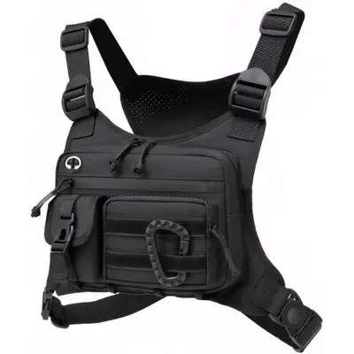 Image de Sac de Poitrine Tactique Homme - Étanche & Antivol