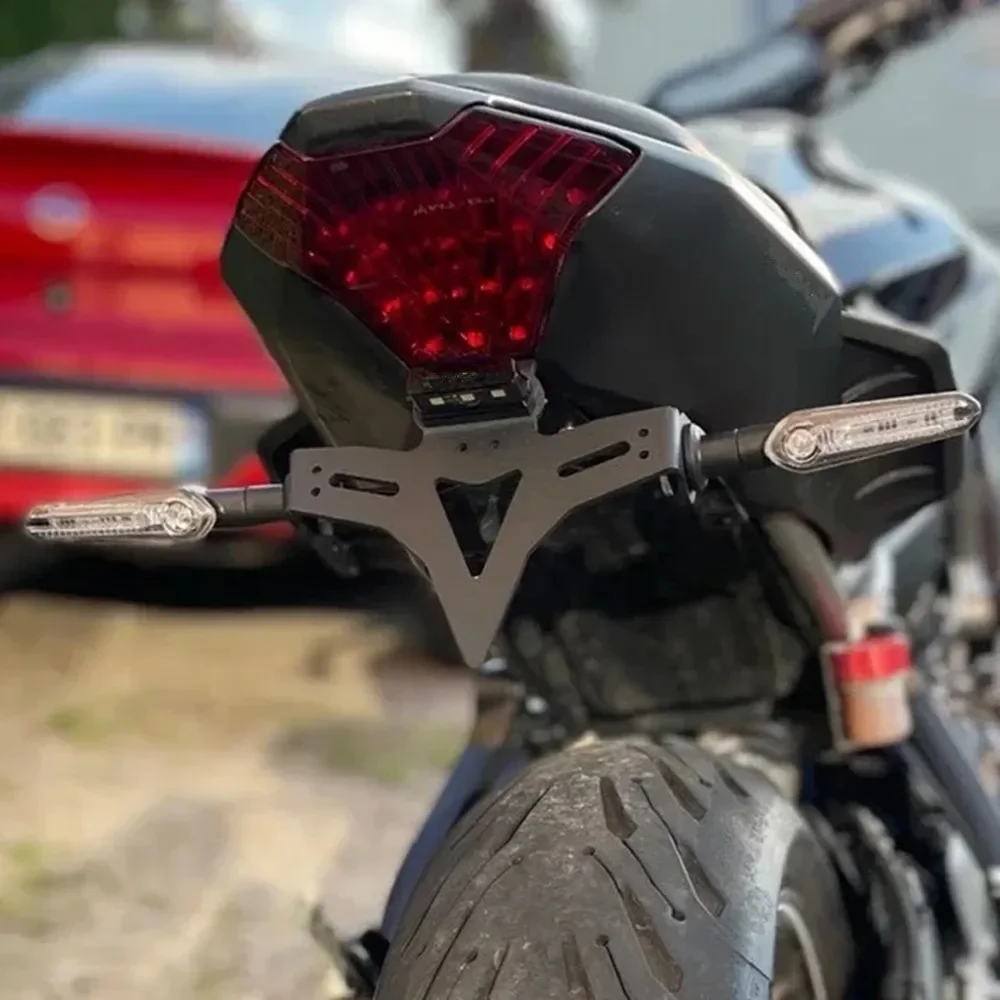 Afbeelding van Motorfiets Kentekenplaathouder Fender Eliminator Registratie Beugel Voor Yamaha MT-07/FZ-07 2013-2023 MT 07 MT 07 2018