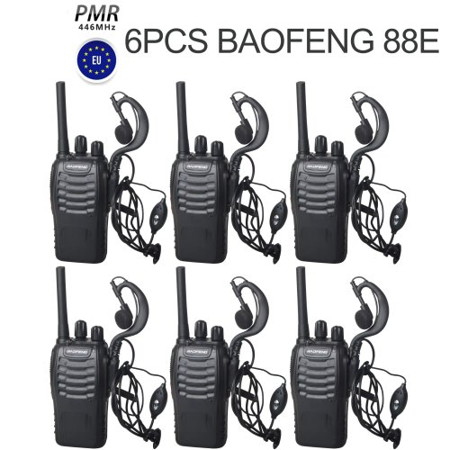 Imagen de Walkie Talkie Baofeng BF-88E 5W - Pack de 2, 4 o 6 Unidades