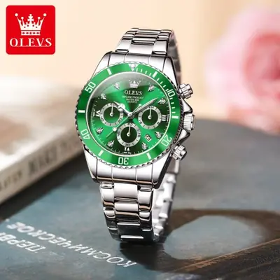 Image de Montre Femme Luxe Quartz Étanche Chronographe Lumineux