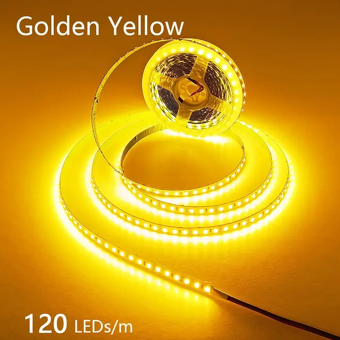 120LED Złoty żółty
