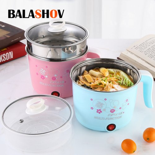 Bild von Multifunktions-Elektroherd mit Hot Pot Funktion – Ideal für 1-2 Personen, Mini-Reiskocher, Ramen-Topf & Kochmaschine für die Küche, 220V, Korea-Stil