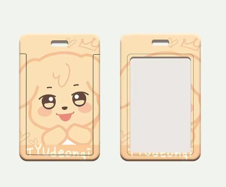 Imagen de Llavero Kawaii ATEEZ con Diseño de Animal y Foto de los Miembros