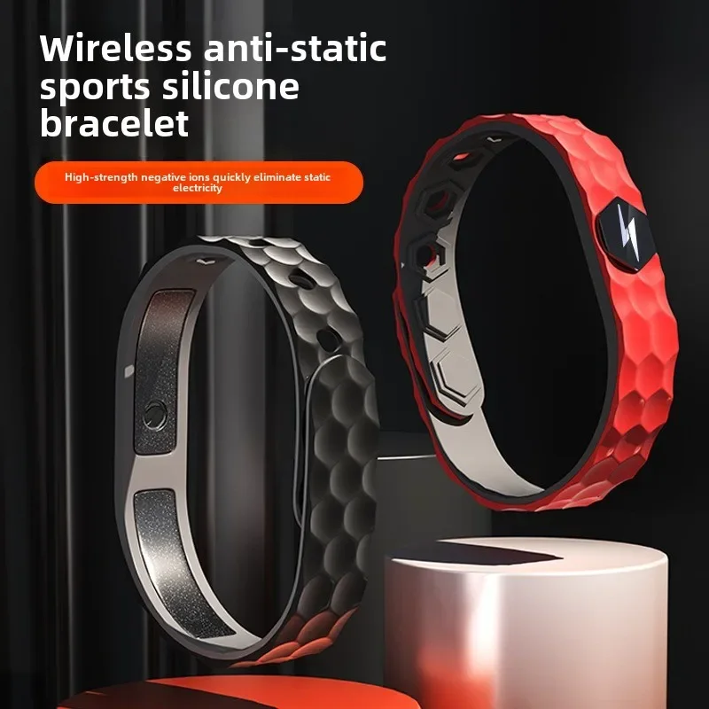 Afbeelding van Draadloze Antistatische Armband met Negatieve Ionen – Effectieve Bescherming tegen Statische Elektriciteit voor Auto en Dagelijks Gebruik
