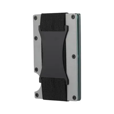 Image de Portefeuille RFID Mince en Aluminium - Protection Anti-vol pour Hommes et Femmes
