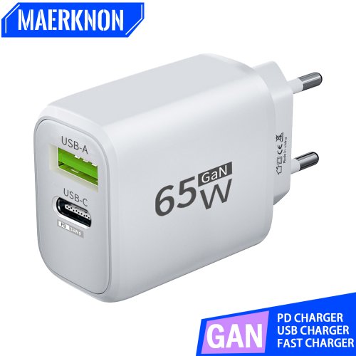 Afbeelding van USB-C naar USB-A kabel 65W, snel opladen en gegevensoverdracht voor iPhone 15 en andere apparaten met USB-C-poort
