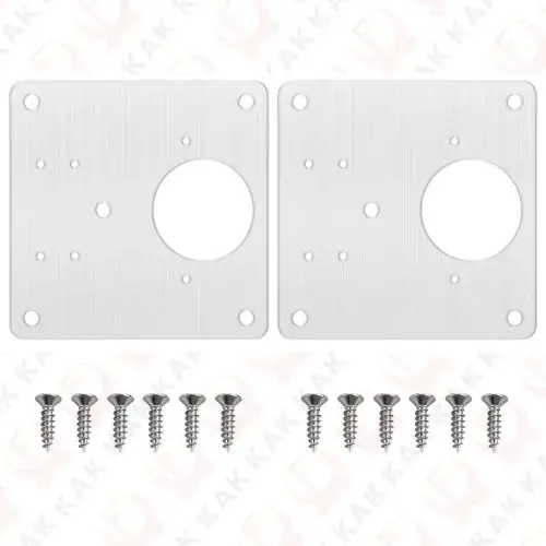 Image de Kit Réparation Charnière Armoire - 8 Pièces Acier Inoxydable