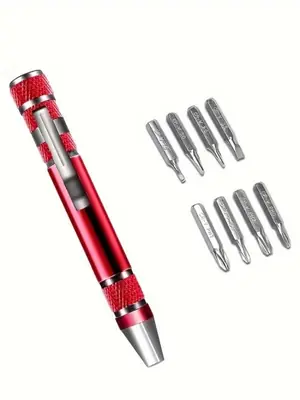 Image de Stylo Tournevis 8 en 1 - Pratique & Compact