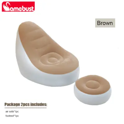 Image de Canapé Gonflable Confortable - Marron