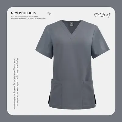 Image de Uniforme Médical Professionnel - T-Shirt pour Infirmiers, Dentistes & Vétérinaires