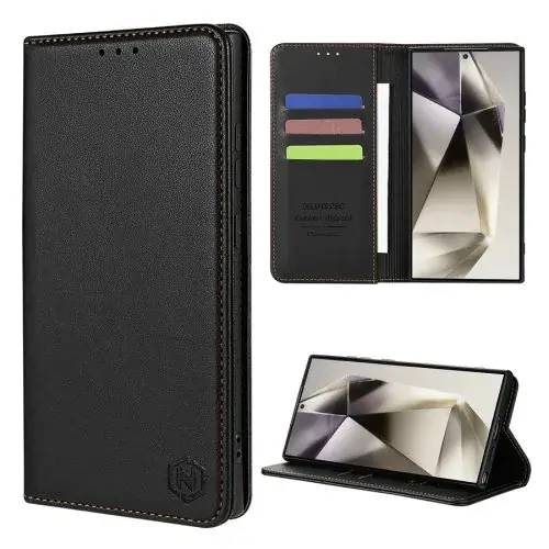Image de Étui Portefeuille Cuir Magnétique pour Samsung Galaxy