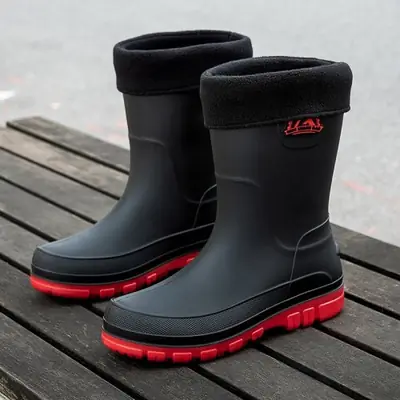 Image de Chaussures de Pluie Homme - Imperméables & Antidérapantes