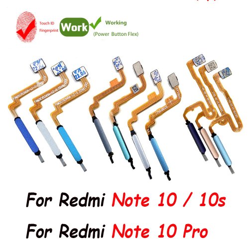 Imagen de Sensor de Huellas + Botones Flexibles para Xiaomi Redmi Note 10 Pro/10S
