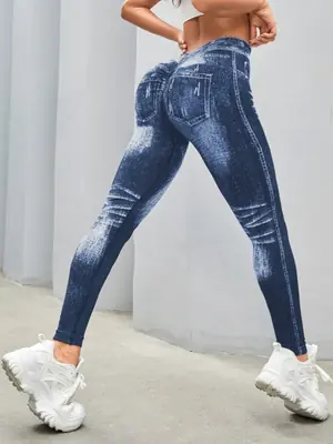 Image de Leggings Fitness Femme - Élastiques & Confortables