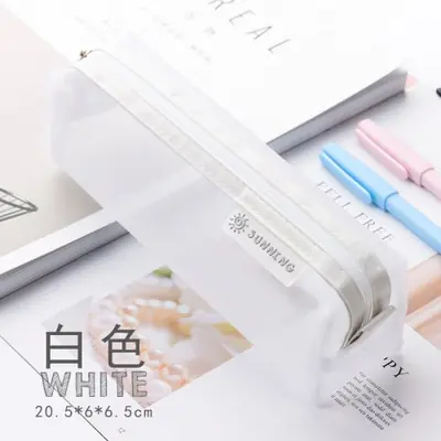 Image de Étui à Crayons Transparent Grande Capacité