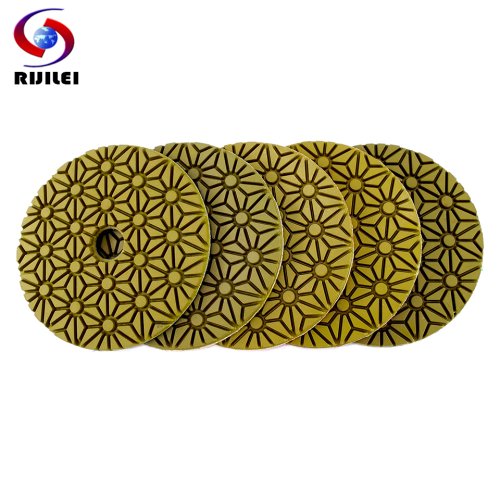 Zdjęcie Elastyczne Pady Polerujące 100mm – Idealne do Granitu, Marmuru i Betonu