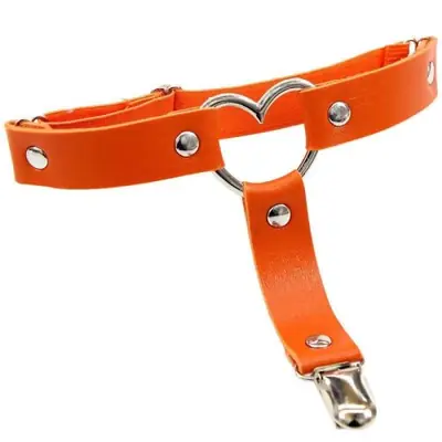 Image de Jarretelles Punk Gothiques en Cuir Élastique - Style Sexy & Rebelle