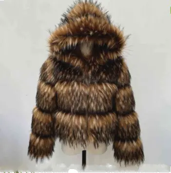 Image de Manteau Fausse Fourrure Femme - Élégant & Chaud
