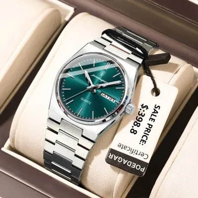 Image de Montre Élégante pour Femme - Quartz Lumineux et Étanche