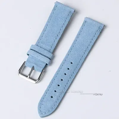Image de Bracelet Montre Cuir Suédé Vintage 18-24mm
