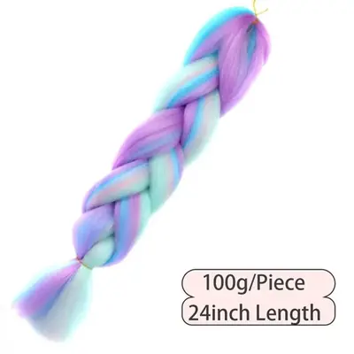 Image de Tresses Synthétiques 24" - Extensions au Crochet Ultra Longues