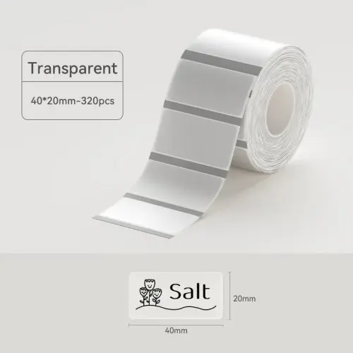 Transparent 40x20mm