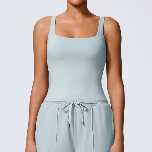 Imagen de Ctenkevet-Camiseta sin mangas de entrenamiento para Yoga para mujer, chaleco deportivo de secado ráp...
