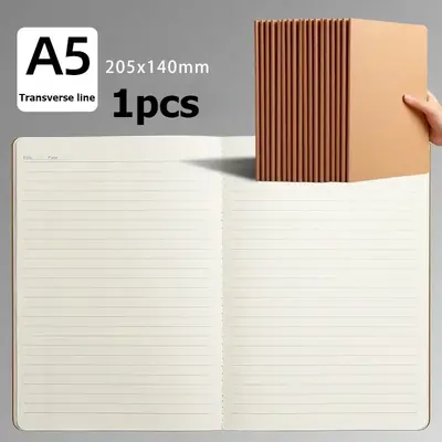 Image de Carnet Kraft A5 Ligné - Journal de Voyage Rétro