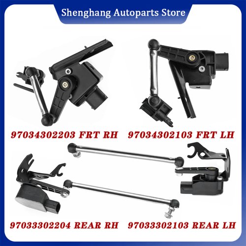 Imagen de Sensor de Nivel de Altura Derecho delantero trasero para Porsche Panamera 2010-2016 - Compatible con Códigos 97034302203, 97034302103, 97033302204, 97033302103