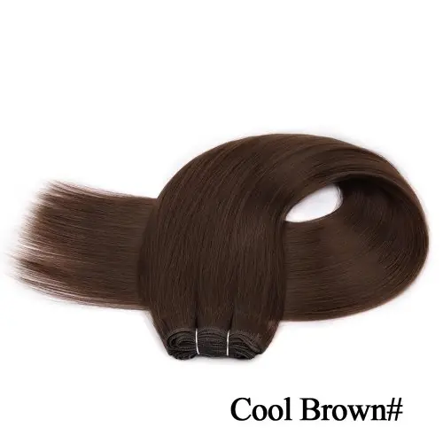Image de Extensions de Cheveux Synthétiques Longs & Lisses Ombrés