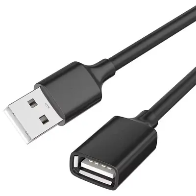 Image de Câble USB 2.0 Extension Mâle/Femelle - 1m