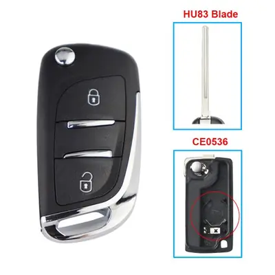 Image de Coque de Clé Voiture Compatible Peugeot & Citroën