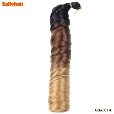 Image de Extensions de Cheveux Synthétiques Bouclés 14 Pouces