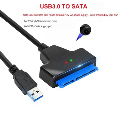 Image de Adaptateur SATA vers USB 3.0 - Connectez Vos Disques Durs Externes