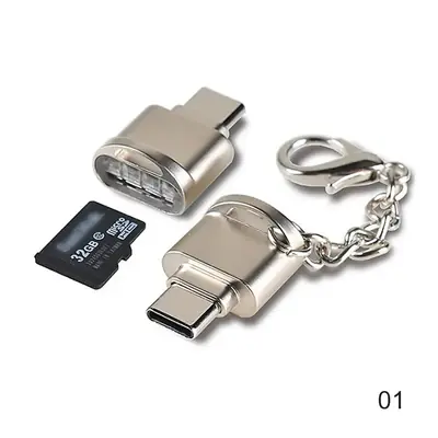 Image de Lecteur de Carte USB-C OTG Mini Portable