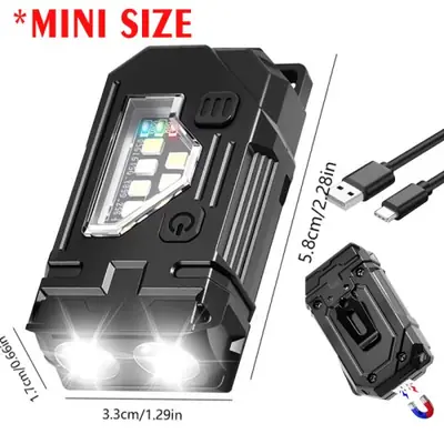 Image de Torche LED Rechargeable Ultra Brille avec Aimant