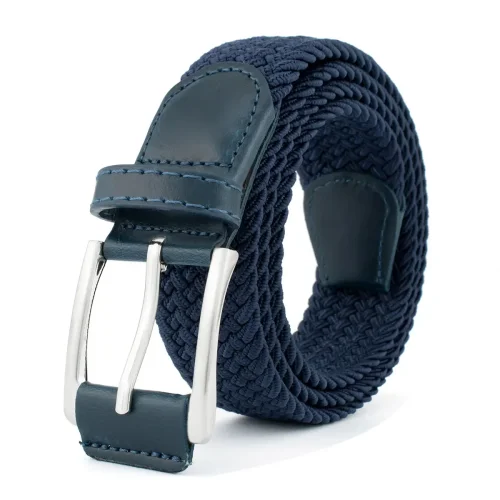 Afbeelding van Heren Dames Stretch Elastisch Geweven Ademende Nylo Riem met Legering Pin Gesp Hoge kwaliteit Jean Canvas Multifunctionele Outdoor Riem