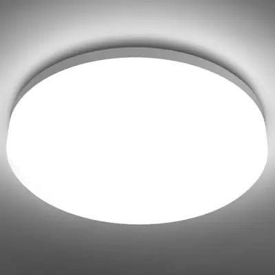 Image de Plafonnier LED Rond Ultra Fin - Éclairage Moderne et Étanche