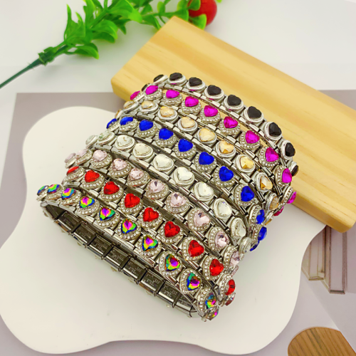 Bild von Bunter Edelstein-Armband mit Italienischem Charme – DIY Schmuck für Damen & Herren