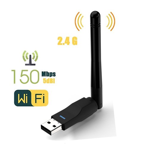Afbeelding van USB WiFi Adapter 150 Mbps - Draadloze Netwerkkaart voor Laptop & PC