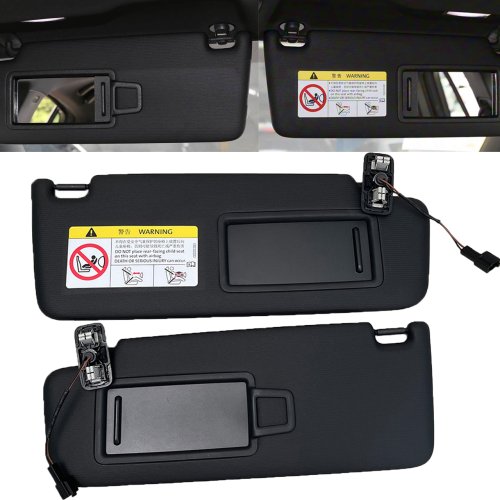 Afbeelding van Zwarte Zonneklep voor Skoda Octavia 3 A7, Superb MK3, Rapid en Seat Arona, Ateca, Ibiza ST - Onderdeel 5G0857551 / 5G0857552