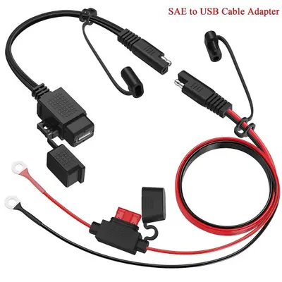 Image de Adaptateur USB Étanche pour Moto - Charge Rapide GPS & Tablettes