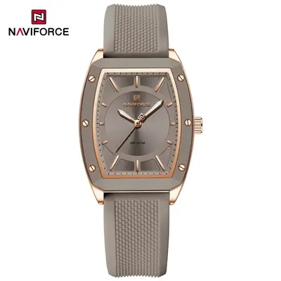 Image de Montre Femme Élégante en Silicone - Style Tonneau