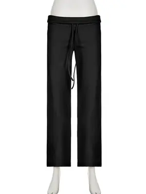 Image de Pantalon Y2K Chic Longueur au Sol