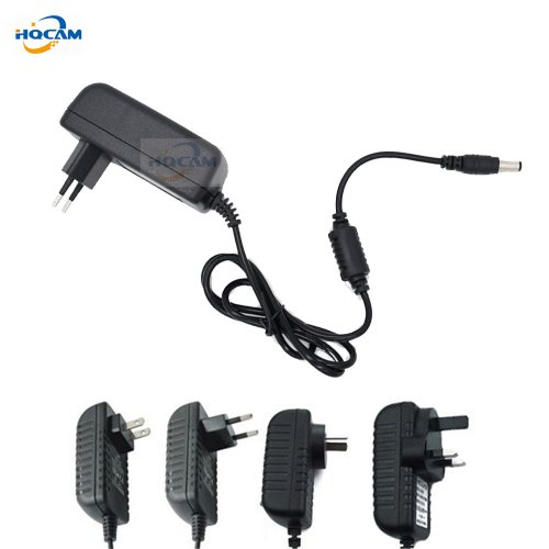 Imagen de Adaptador de fuente de alimentación HQCAM Qualified AC 110-240V a DC 12V 2A para CCTV, enchufe UE/EE. UU./REINO UNIDO/AU