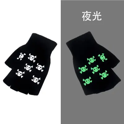 Image de Gants Crâne Lumineux Halloween - Style Punk & Chauds