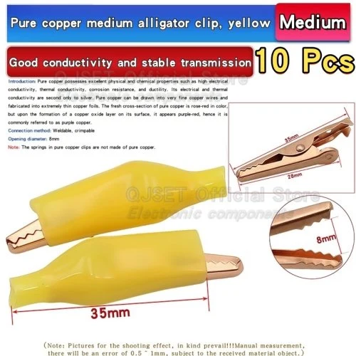 35mm amarillo 10pcs