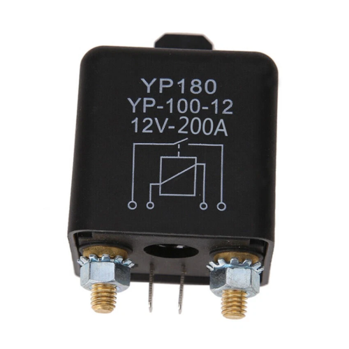 Imagen de Relé de Carga Split de 12V y 200A con Interruptor de Encendido/Apagado para Batería de Vehículos, Furgonetas y Coches - Alta Resistencia y Arranque Potente